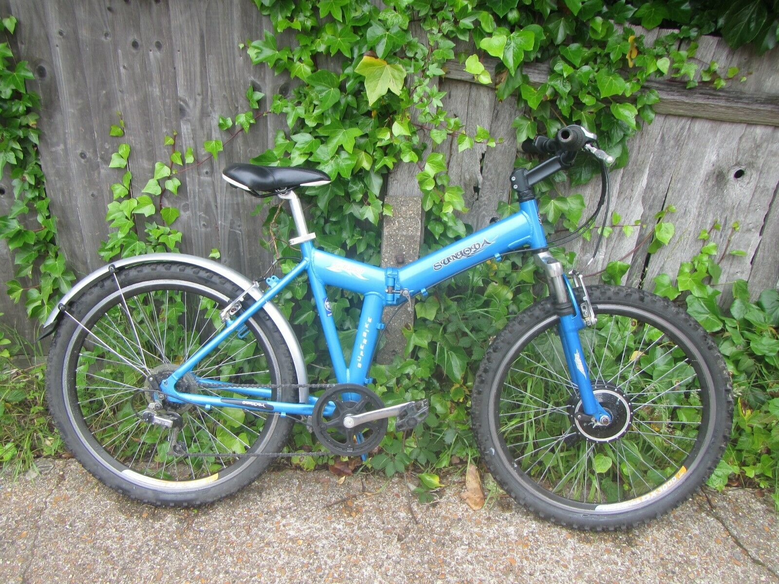 Sunlova Sport Classic Folding Battery Powered Mountain Bike - 18" Frame  - Folding Bikes 4U