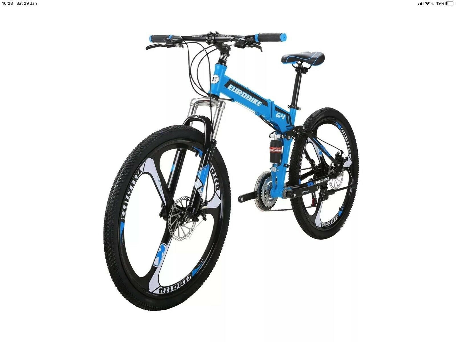 Eurobike G4 FOLDING MOUNTAIN BIKE 26” 21 Speed - Folding Bikes 4U