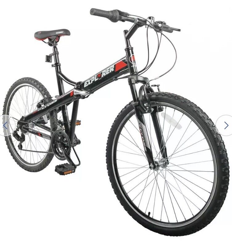 Cross Explorer 26" Wheel Size Unisex Folding Mountain Bike - Folding Bikes 4U
