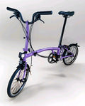 Brompton C Line Explore Pop Lilac Mid Bar Folding Bike M6L Worldwide Shipping