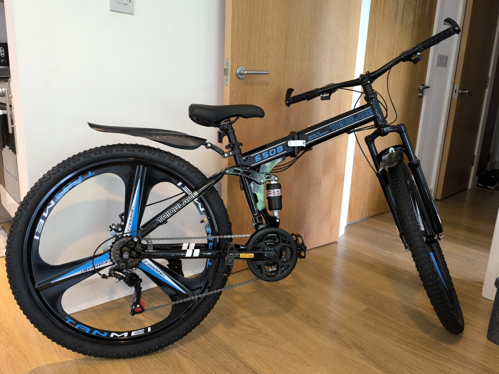 Bicycle Brand New BSTSEL Folding Mountain Bike – 27.5", Disc Brakes - Folding Bikes 4U