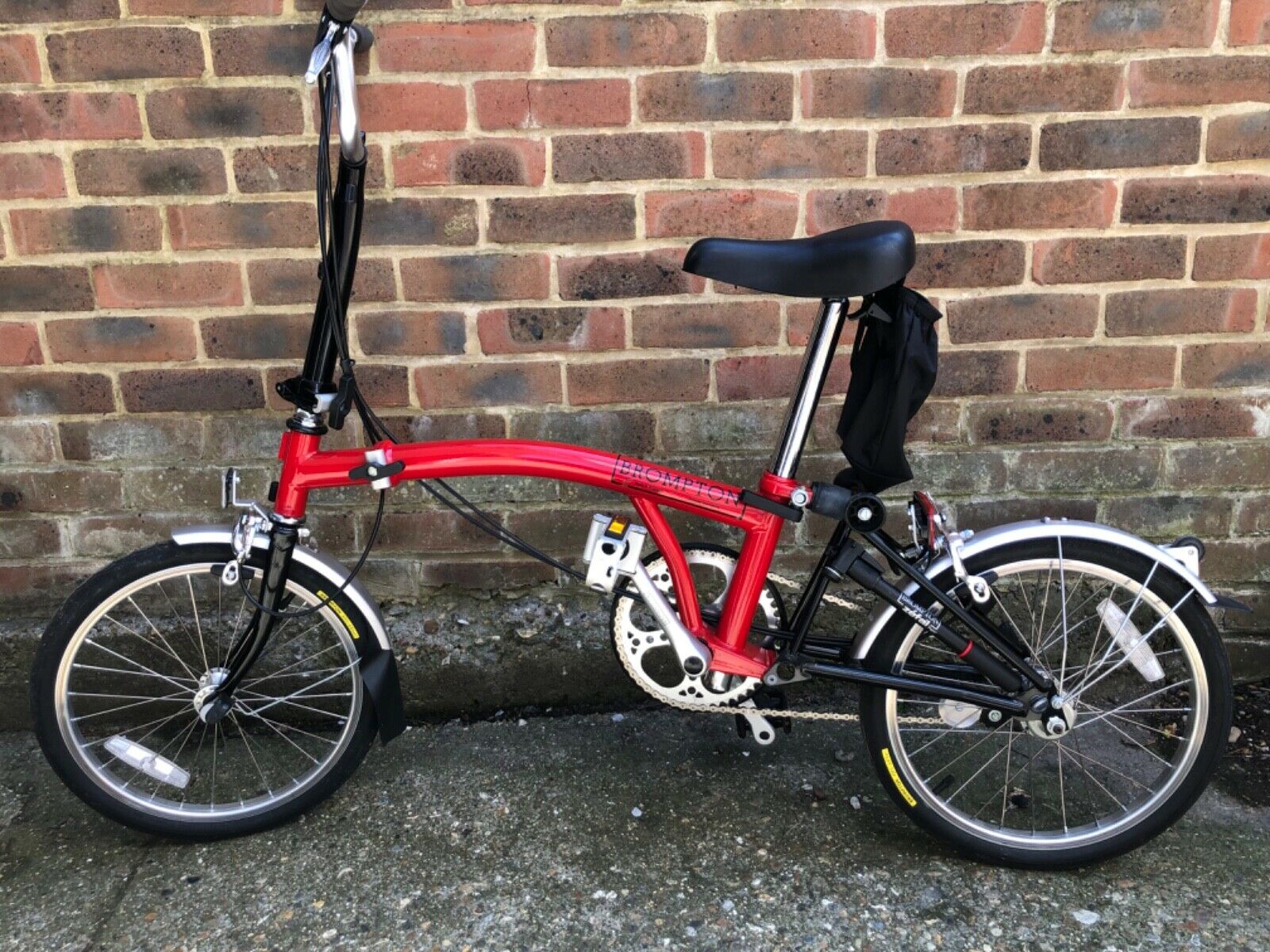 1995 Brompton folding bicycle. Red. Very good condition - Folding Bikes 4U