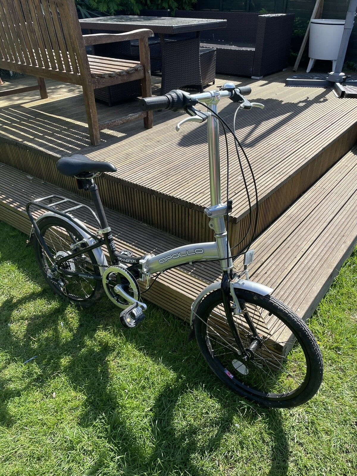 APOLLO TRANSITION ALUMINUM 6061 CUSTOM TUBEING FOLDING CITY BIKE 20x1.7 wheels  - Folding Bikes 4U