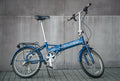 Adult Raleigh Caldera Air-Lite Folding Bike Blue 6 shimano gears 20inch V brakes - Folding Bikes 4U