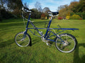 Alex Moulton AM14 Separable Bicycle In Excellent Condition Blue Folding Bike - Folding Bikes 4U