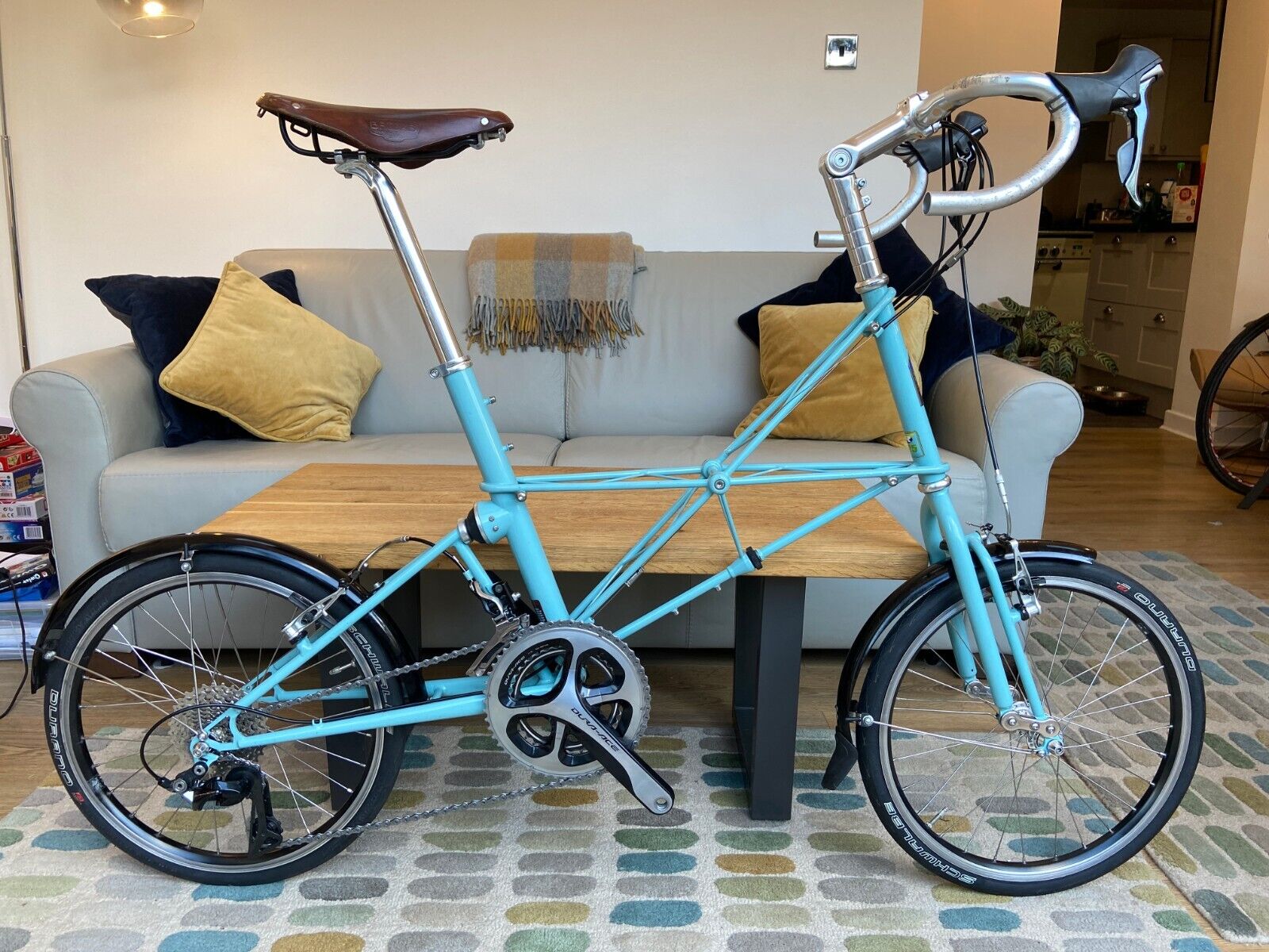 Alex Moulton TSR 22 Separable Bicycle - Shimano Dura Ace 9000 - Brooks - Folding Bikes 4U