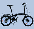 BAYES Faltrad 20" Aluminium Scheibenbremsen 8 Gang Shimano Klapprad folding bike - Folding Bikes 4U