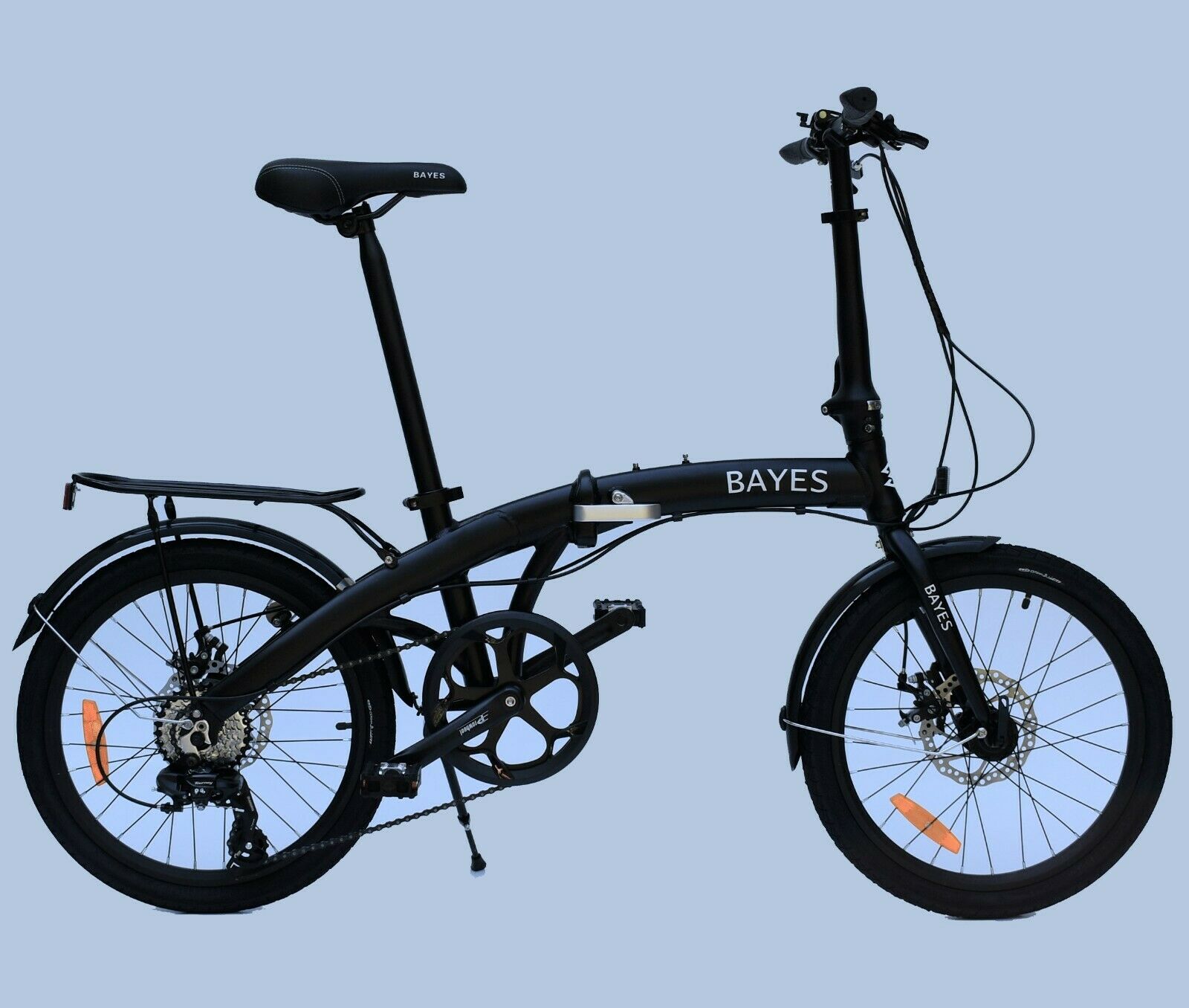 BAYES Faltrad 20" Aluminium Scheibenbremsen 8 Gang Shimano Klapprad folding bike - Folding Bikes 4U
