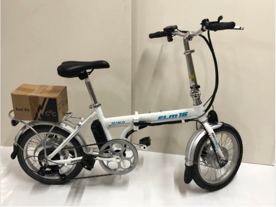 BENYCO ELM 16" FOLDING COMMUTER  E-BIKE BOXED - Folding Bikes 4U