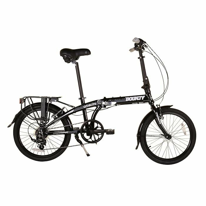 Bounty Citylite Folding Bike Lightweight Aluminium Frame 6 Speed Shimano Gear - Folding Bikes 4U