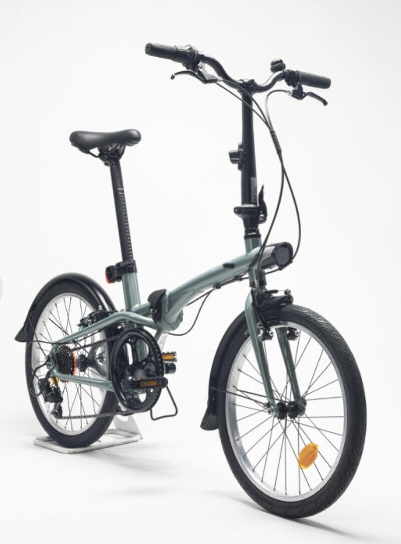 Btwin Folding Bike. Tilt 500. Chlorophyll green - Folding Bikes 4U