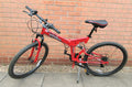 CROSS CXF300 26 INCH MENS RED FOLDING MOUNTAIN BIKE 18 SPEED + KICK STAND  - Folding Bikes 4U