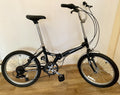 Challenge Flex Folding Bike 20 Inch 6 Speed Unisex Bike Black Commuter Cycle - Folding Bikes 4U