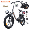 Cheevalry C16 250W Electric Bike 20'' E-City Bike Folding E-BIKE 48V 16AH 100km - Folding Bikes 4U