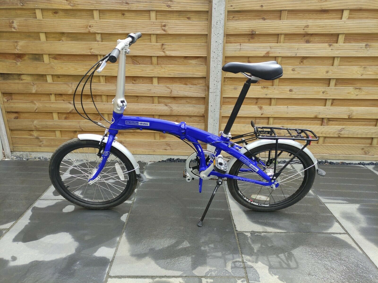 Claud Butler Stratos Folding Bike Bicycle - 20" Wheel, 8 Speed Hub Like Brompton - Folding Bikes 4U