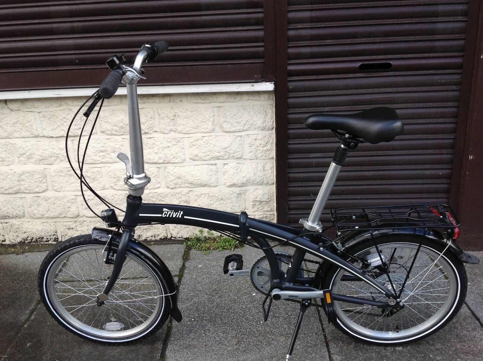 Crivit 20"W Alloy Folding Adult Bike - Folding Bikes 4U