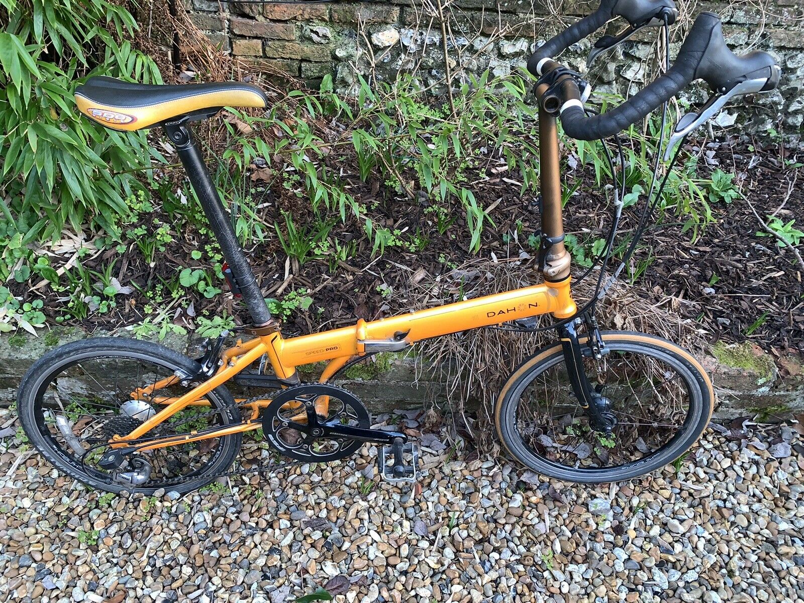 DAHON SPPED PRO TT FOLDING BIKE MANGO COLOUR 9 SPEED - Folding Bikes 4U