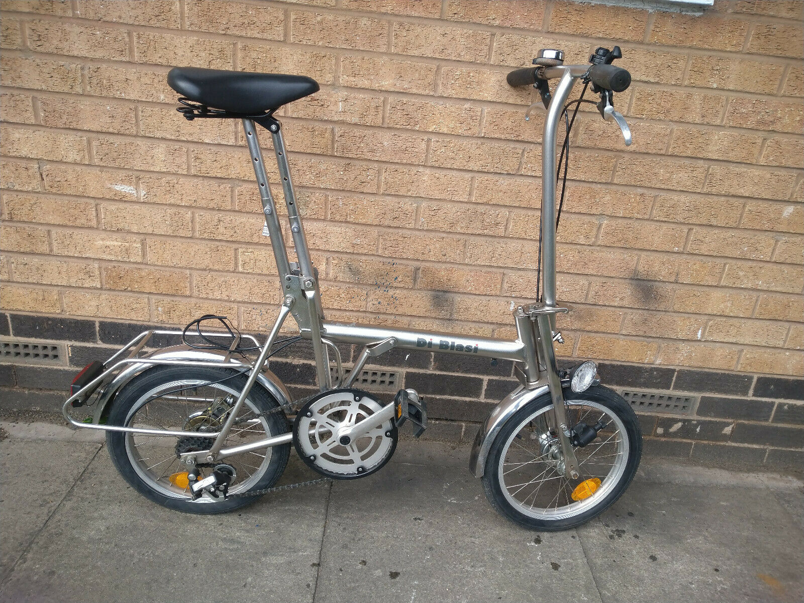 Di Blasi stainless steel folding bike excellent condition - Folding Bikes 4U