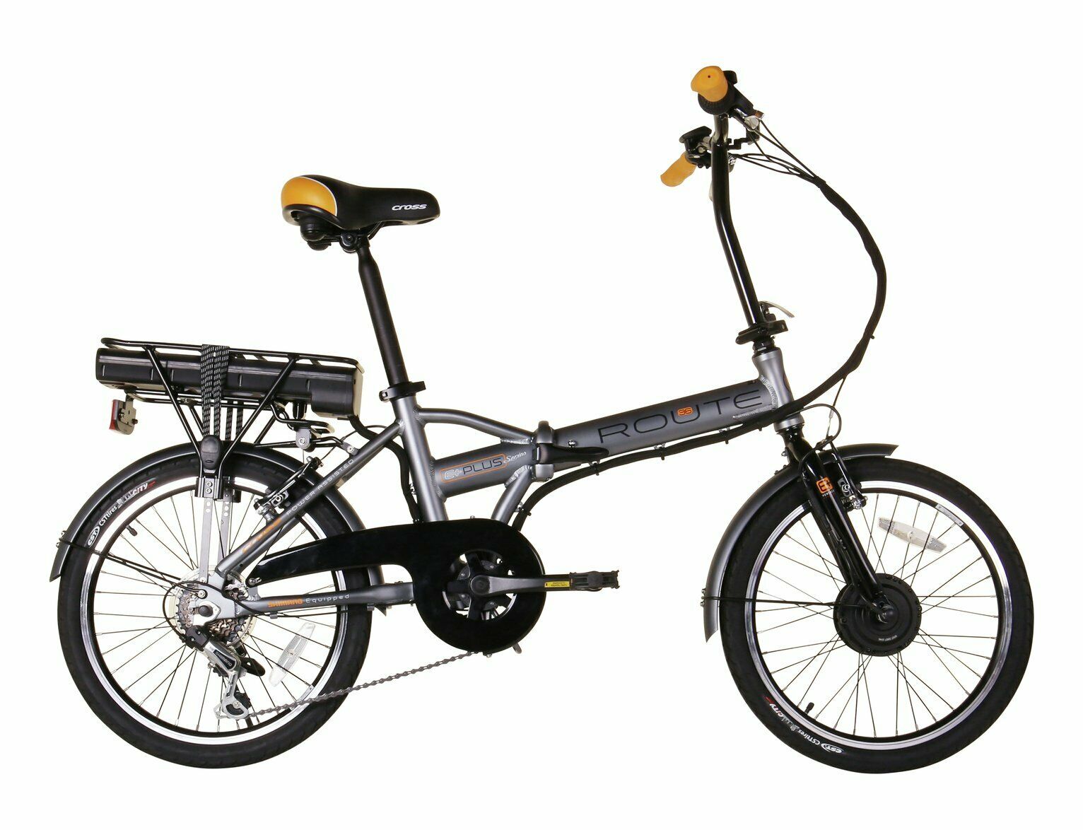 E-Plus Envoy 20 Inch Wheel Size 6 Speed Unisex Folding Electric Bike - Folding Bikes 4U