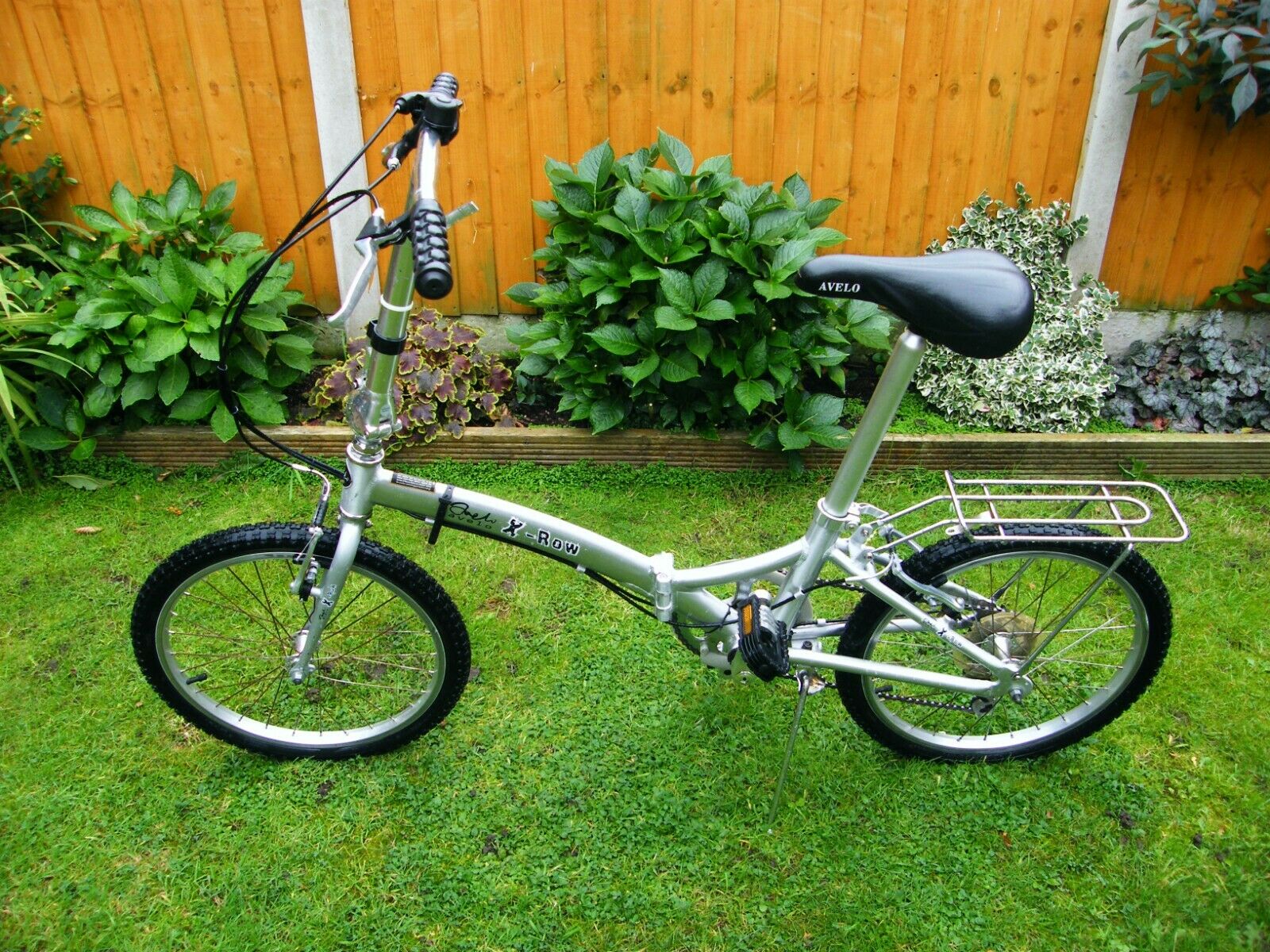 Folding bike Avelo X-Row , silver, adult size - Folding Bikes 4U