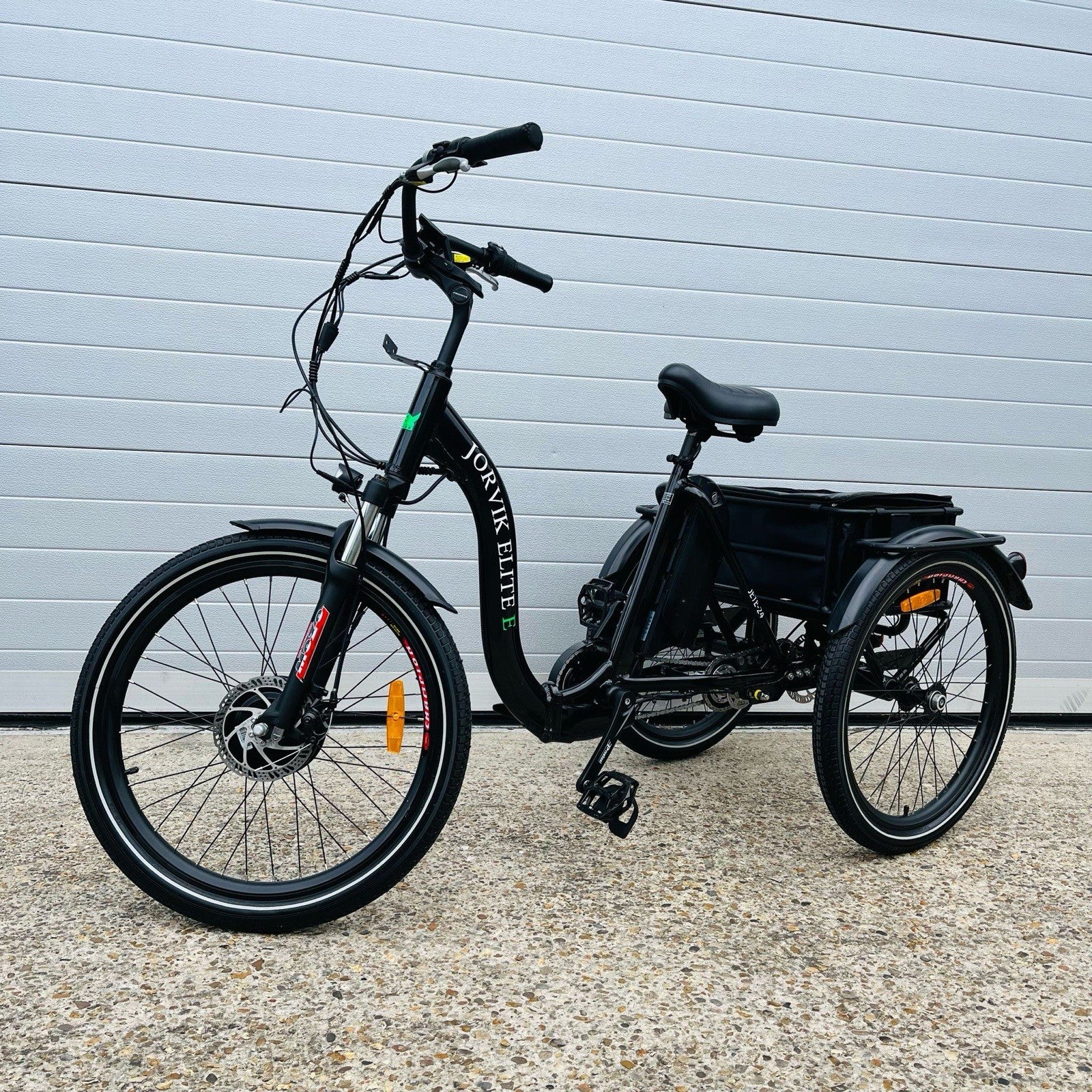 Jorvik Elite Jet E-24 electric folding trike Bike 24 inch wheels 40 MILES! - Folding Bikes 4U