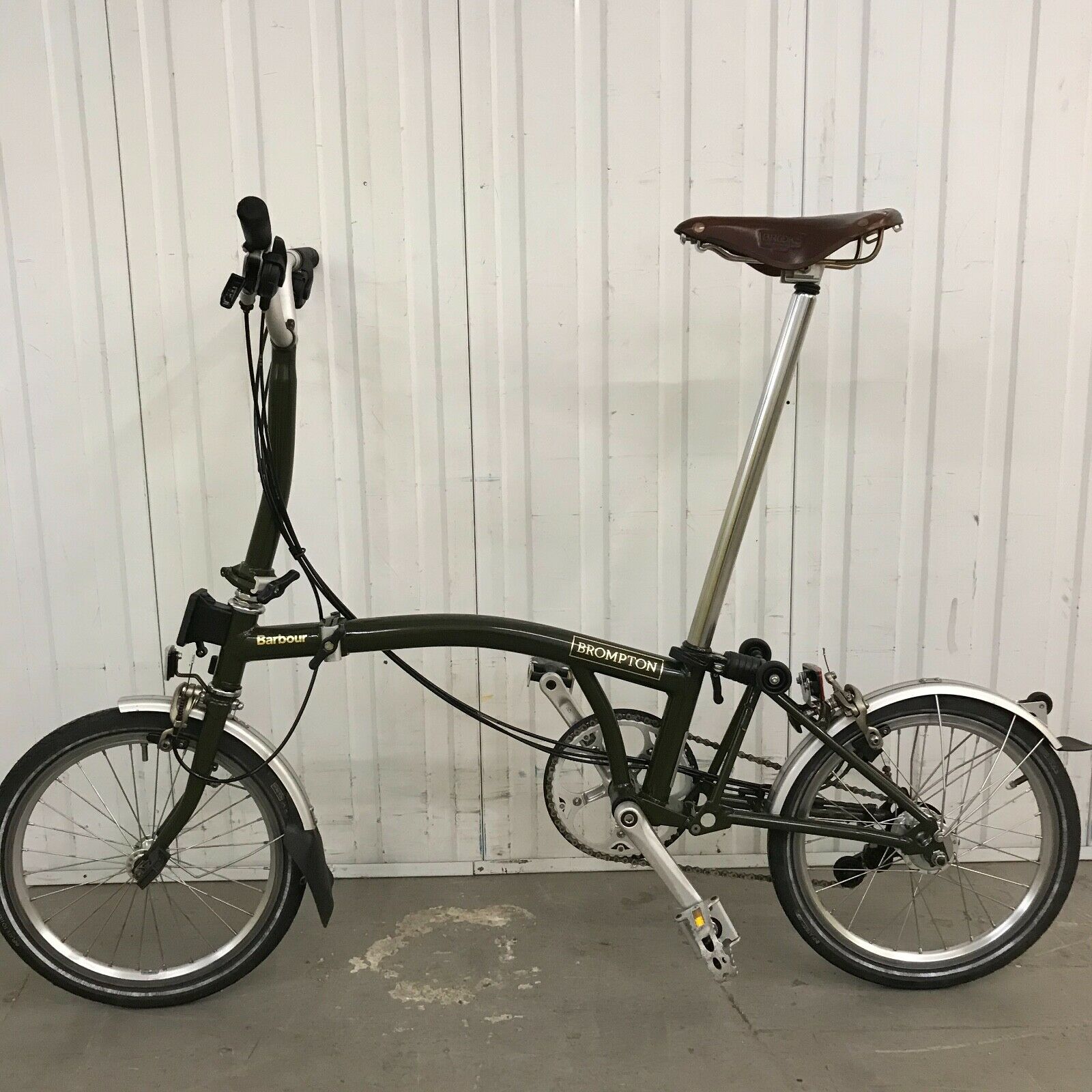 KING FRANK BROMPTONS: Brompton Barbour M6L - Limited Edition and Rare Brompton - Folding Bikes 4U