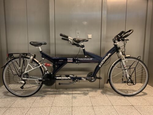 KOGA MIYATA TWINTRAVELLER Tandem Folding Tandem Folding Foldable Divisible, Excellent - Folding Bikes 4U