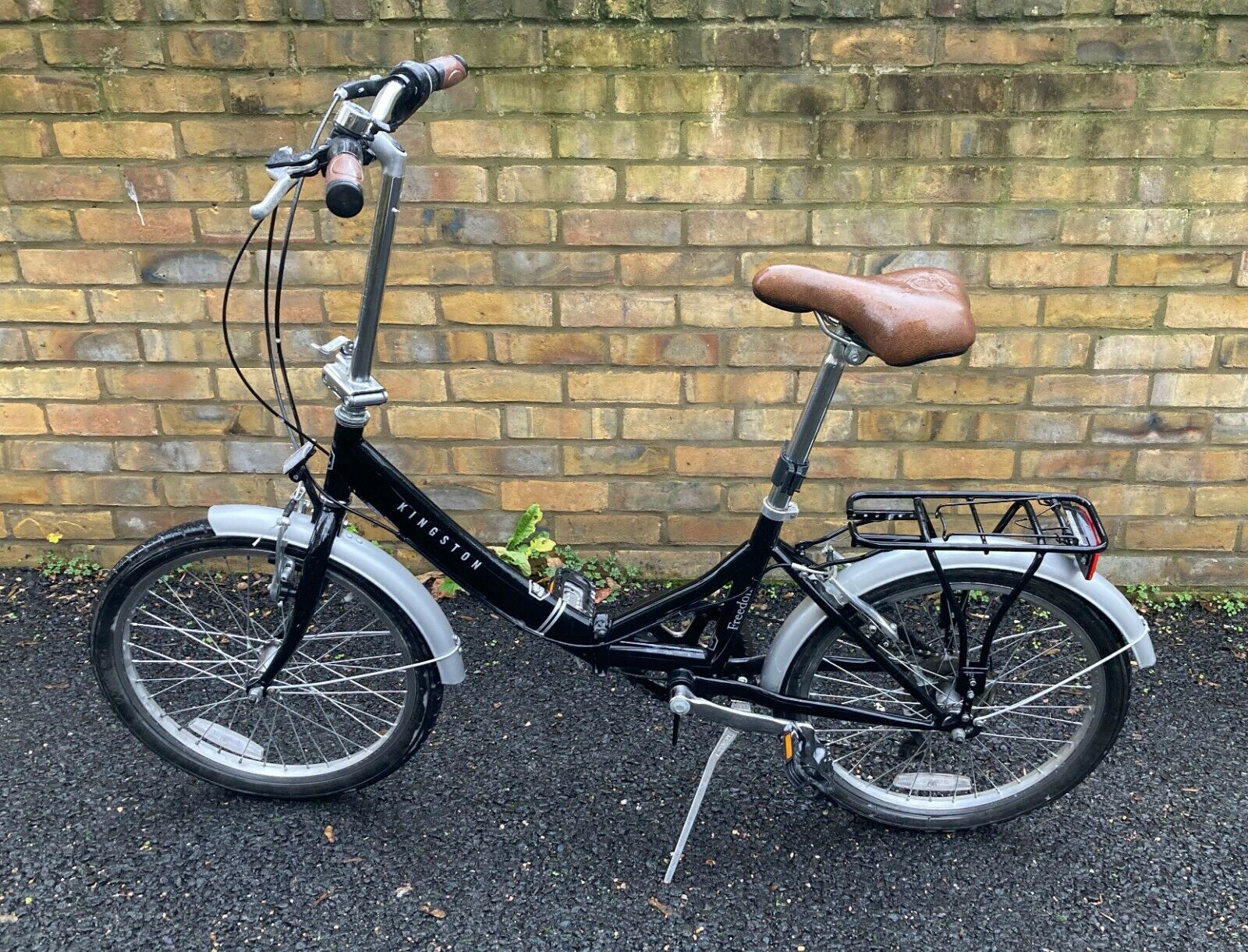 Kingston Freedom, Unisex Folding Bike, 6 Speed, 20 Inch Wheels, Black - Folding Bikes 4U