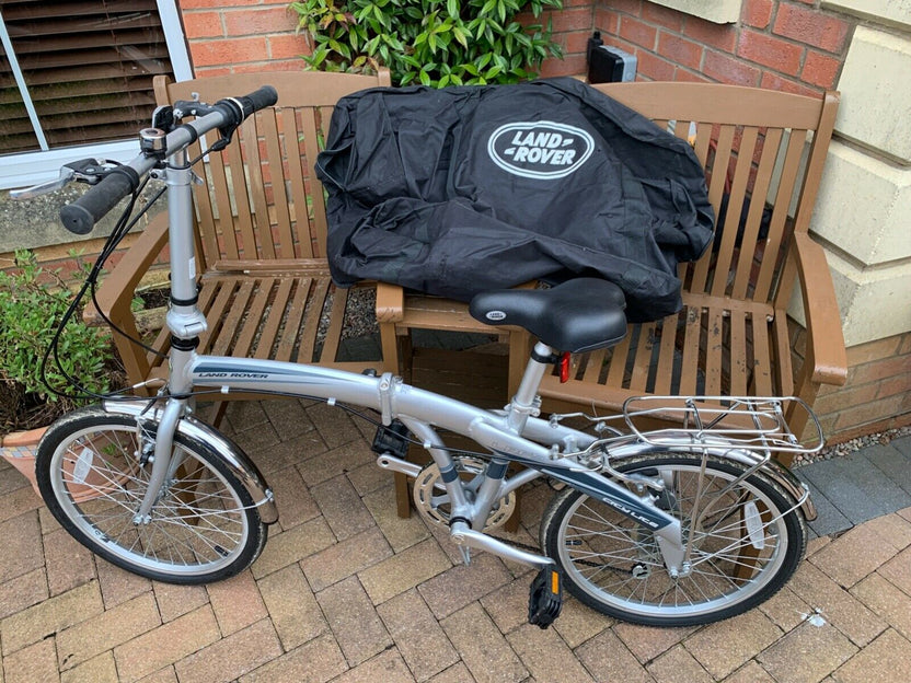Land Rover City Lite folding bike with LR storage / carry bag - Foldin ...