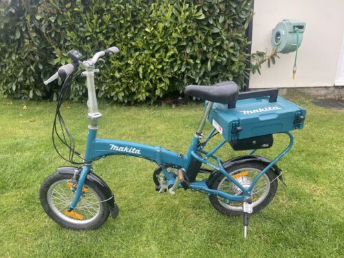 Makita BBY180 Battery Powered Motor-assisted Bicycle Foldable With 18v Batteries - Folding Bikes 4U
