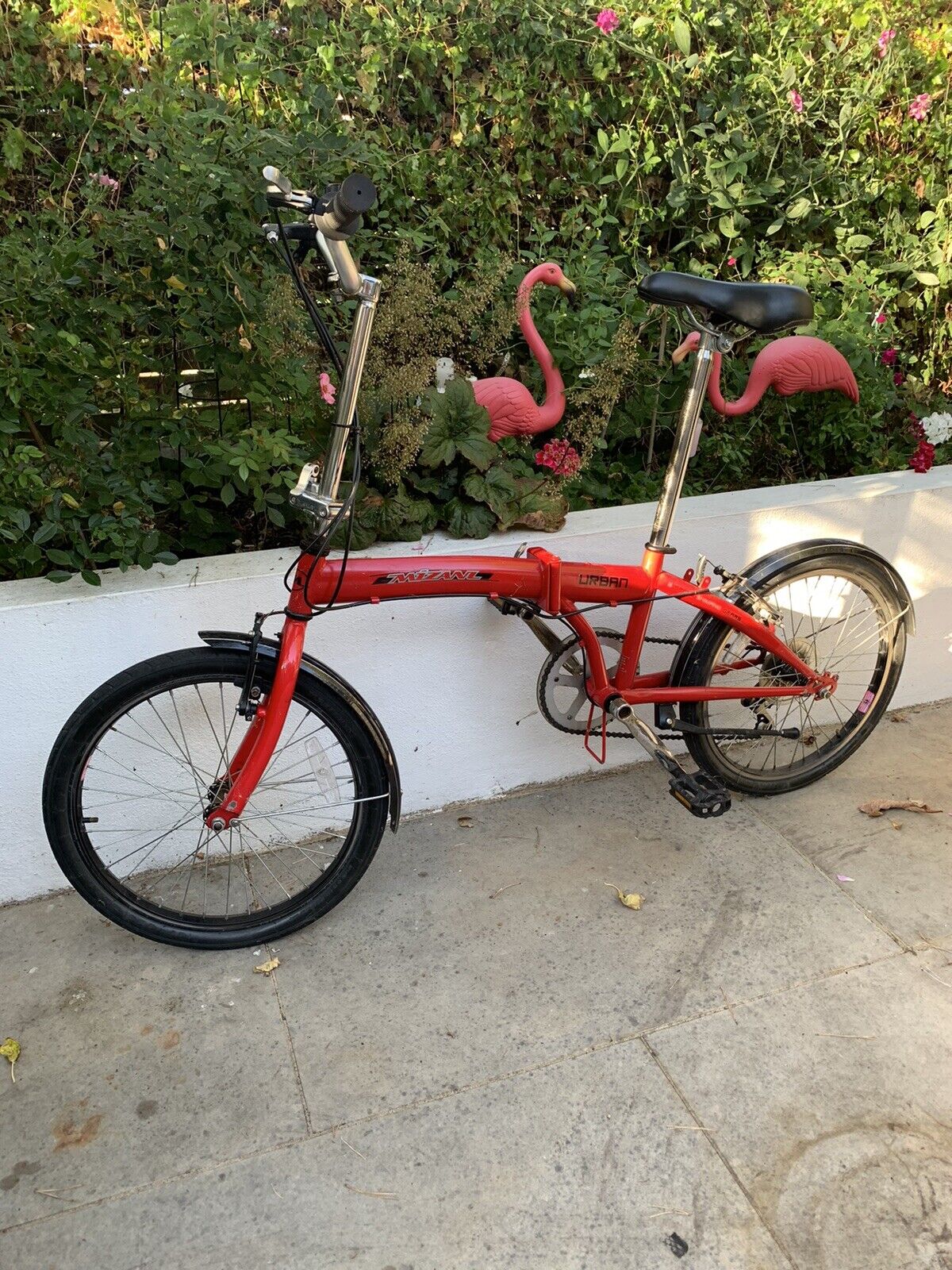 Mizani folding bike (used) with 6 Shimano gear - Folding Bikes 4U