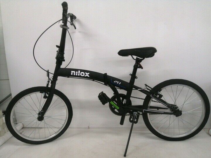 Nilox NXMB20V1 Folding Bike 20 inch Black  - Folding Bikes 4U