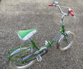 Orig.Italian WILBER BERWIL  1970"S Made 7- 9Yrs Girls Green Folding Style Cycle - Folding Bikes 4U