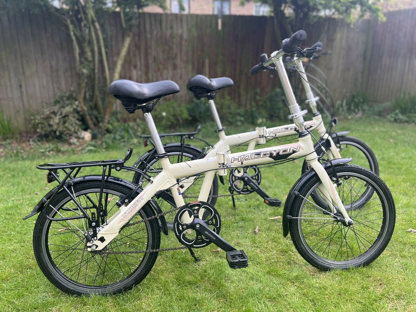 Pair of Halcyon Arcadia folding bicycles - Folding Bikes 4U
