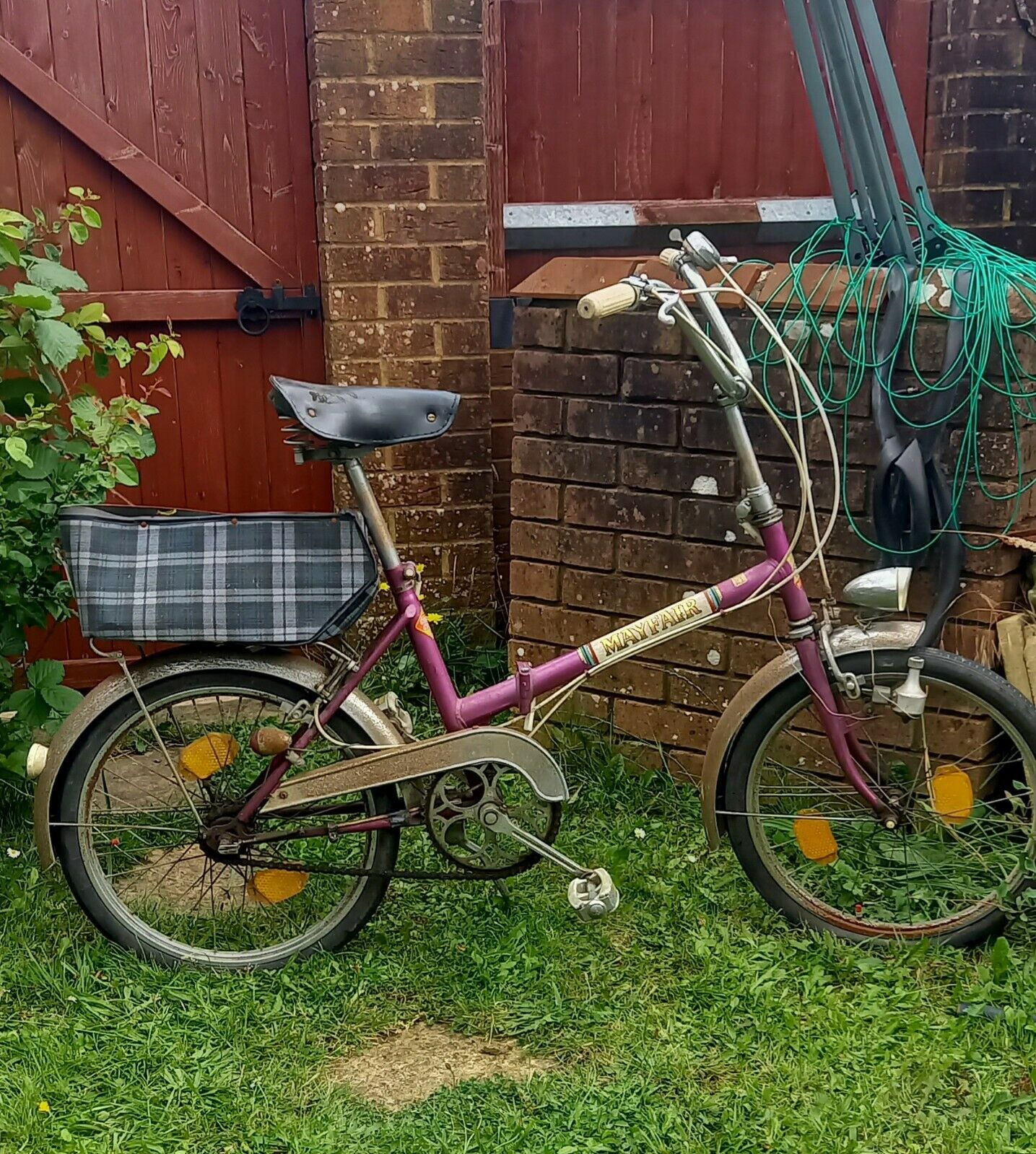 Pannonia Mayfair Vintage Folding Bike, garage find nice and has great potential - Folding Bikes 4U