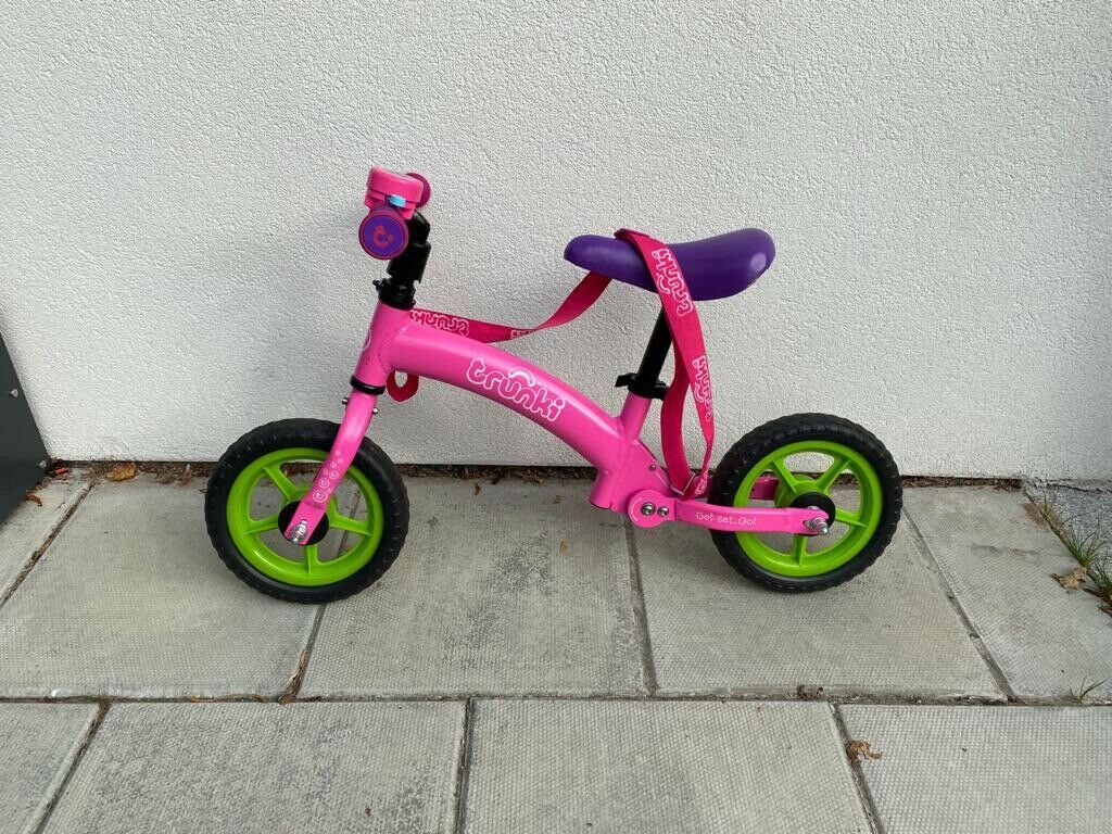 Pink Trunki Folding Balance Bike (10 Inch Wheels) - Folding Bikes 4U