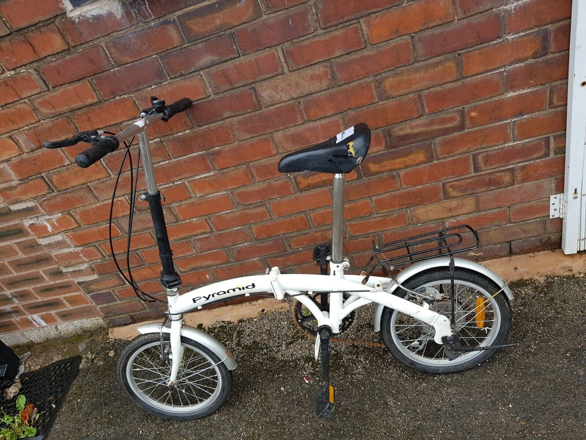 Pyramid Folding Bicycle Fold Away Bike Cycling Cycle 6 Speed - Folding ...