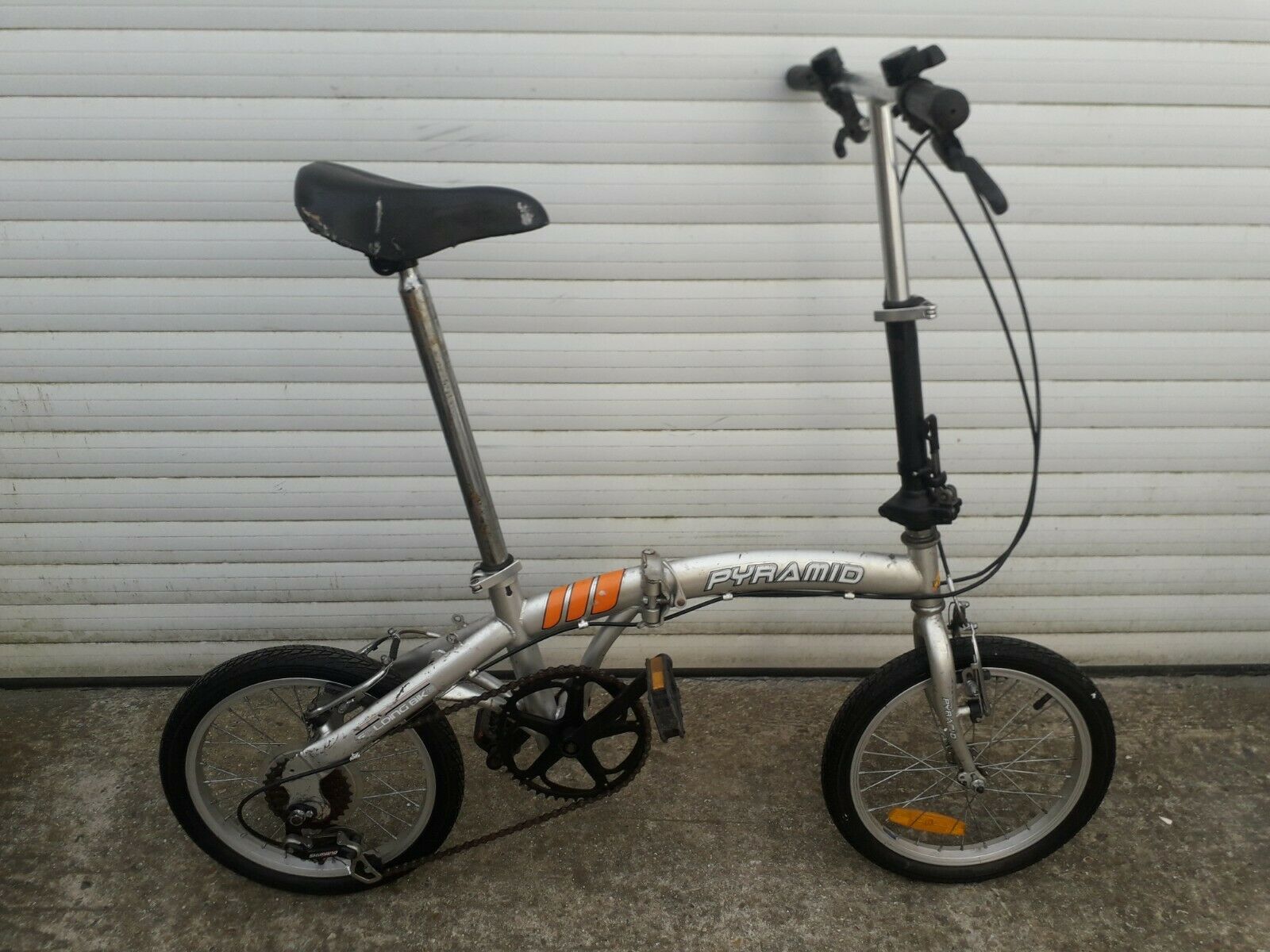 Pyramid Folding Bike 16 inch wheels fold up - Folding Bikes 4U