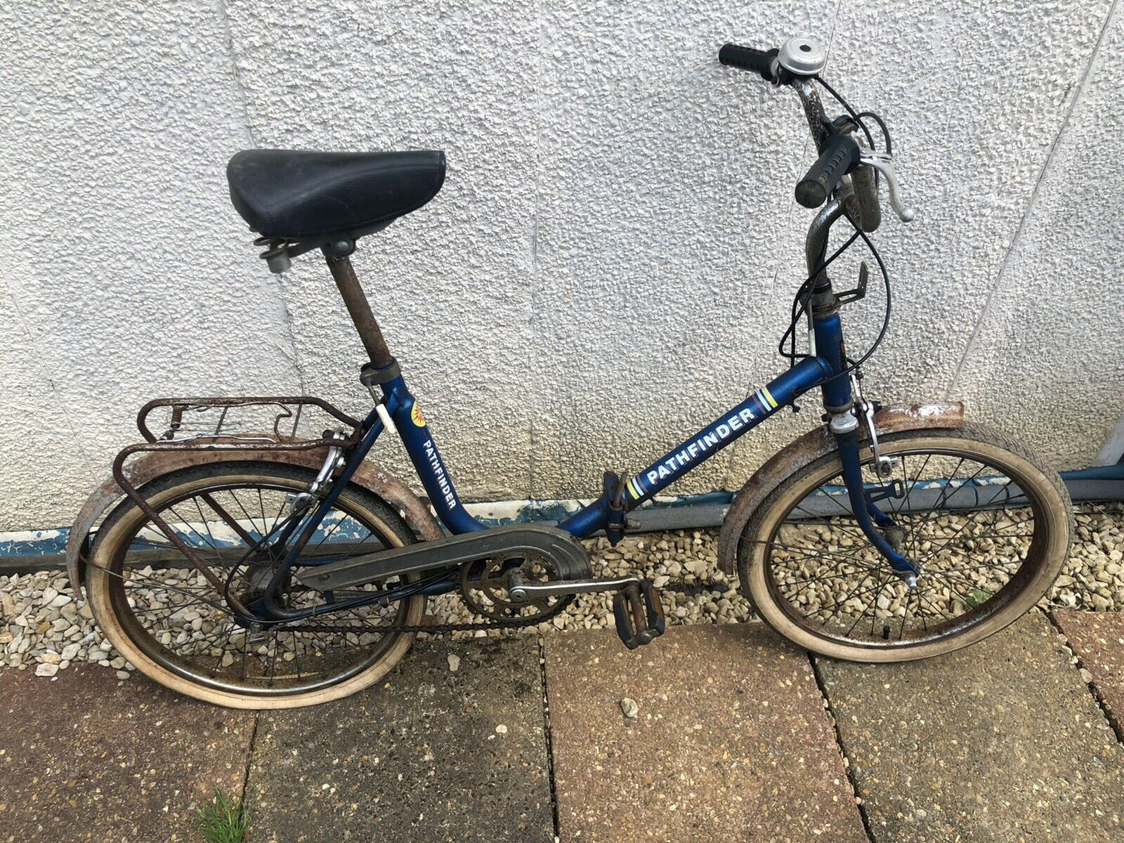 Retro Vintage Phoenix Pathfinder Folding Bike Spares Or Repair, Project - Folding Bikes 4U