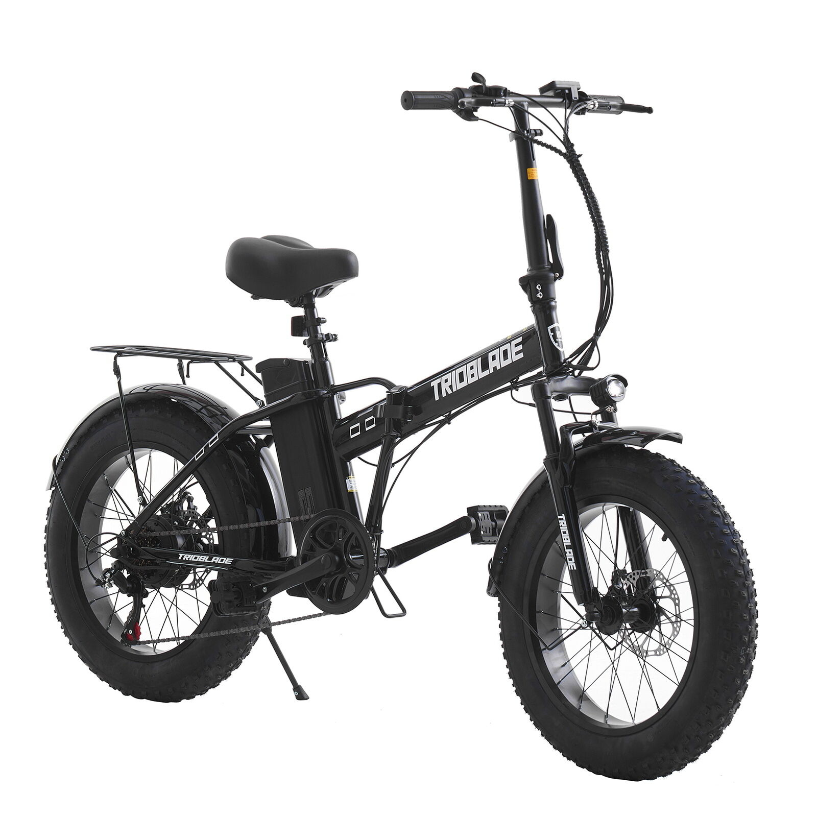 SHIMANO 20" Folding Electric Bike 36V 13Ah 250W City Ebike 15.5mph Fat Tire - Folding Bikes 4U