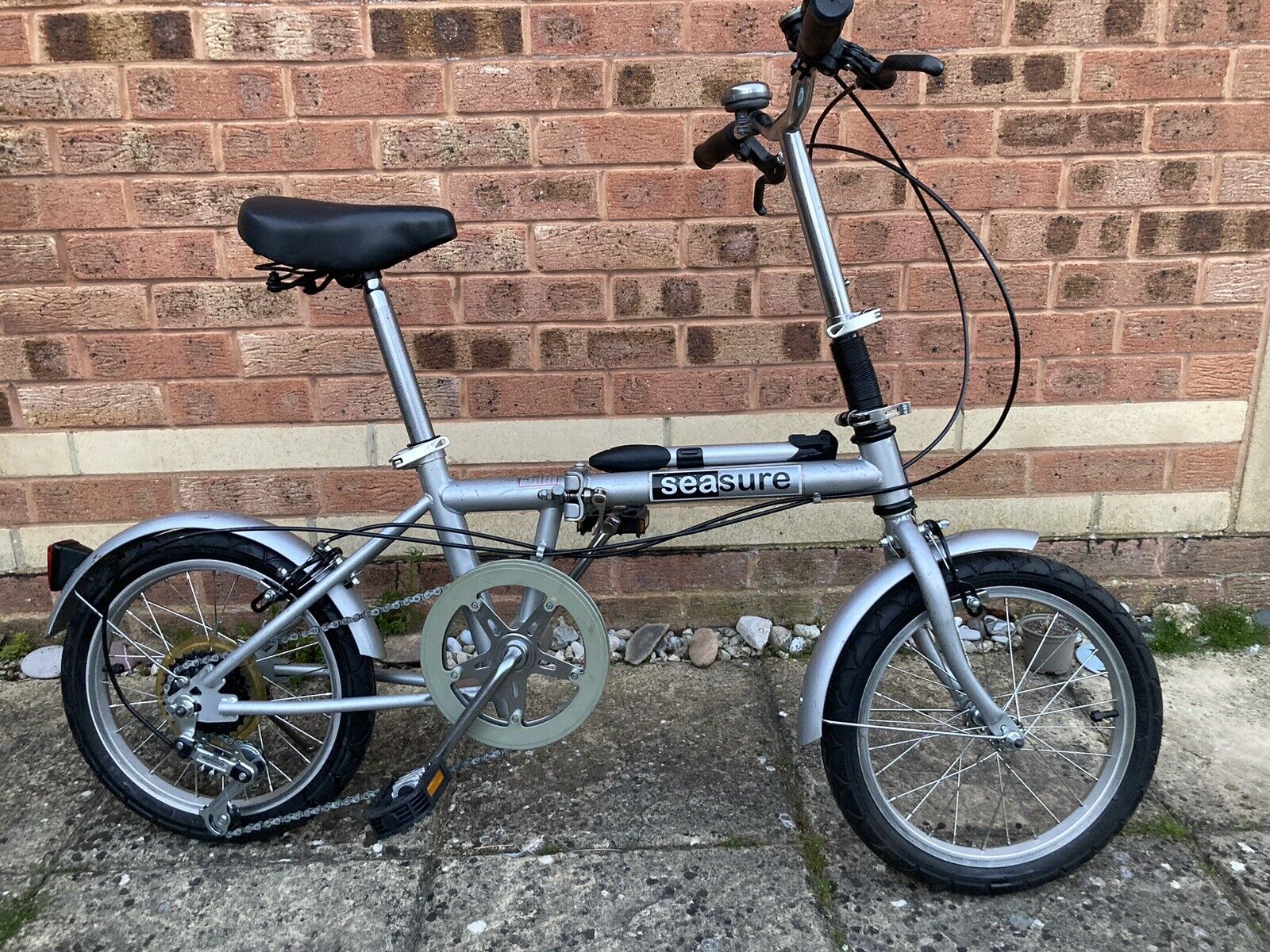 Sea Sure 6 speed folding bike with bag - Folding Bikes 4U