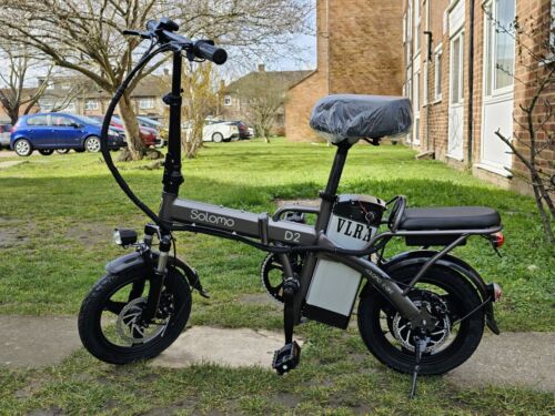 Solomo D2 Folding Electric Bike Moped City E-Bike - Folding Bikes 4U