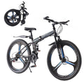 TRIOBLADE 27.5'' Mount Bike 21 Speed Folding Bicycle Full Suspension Disc Brakes - Folding Bikes 4U