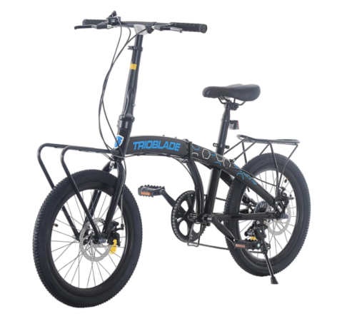 TRIOBLADE Folding Bicycle 20 Inch Bikes for Adults 7-Speed Variable - Folding Bikes 4U