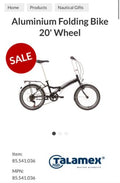 Talamex folding bike 20 inch wheels aluminium - Folding Bikes 4U