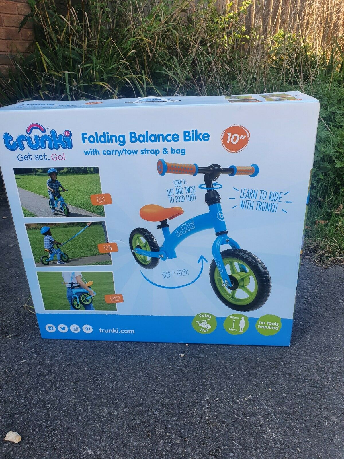 Trunki Folding Balance Bike NEW - Folding Bikes 4U