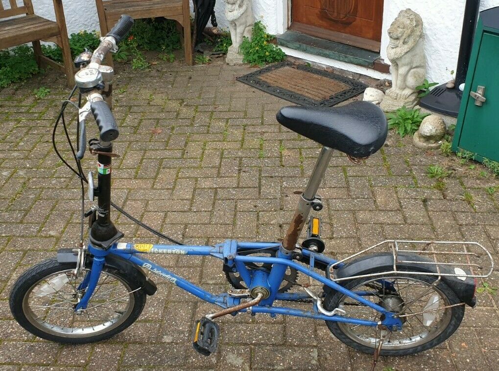 Vintage Bickerton Californian Folding Bicycle - Classic 1990s Rides Well - Folding Bikes 4U