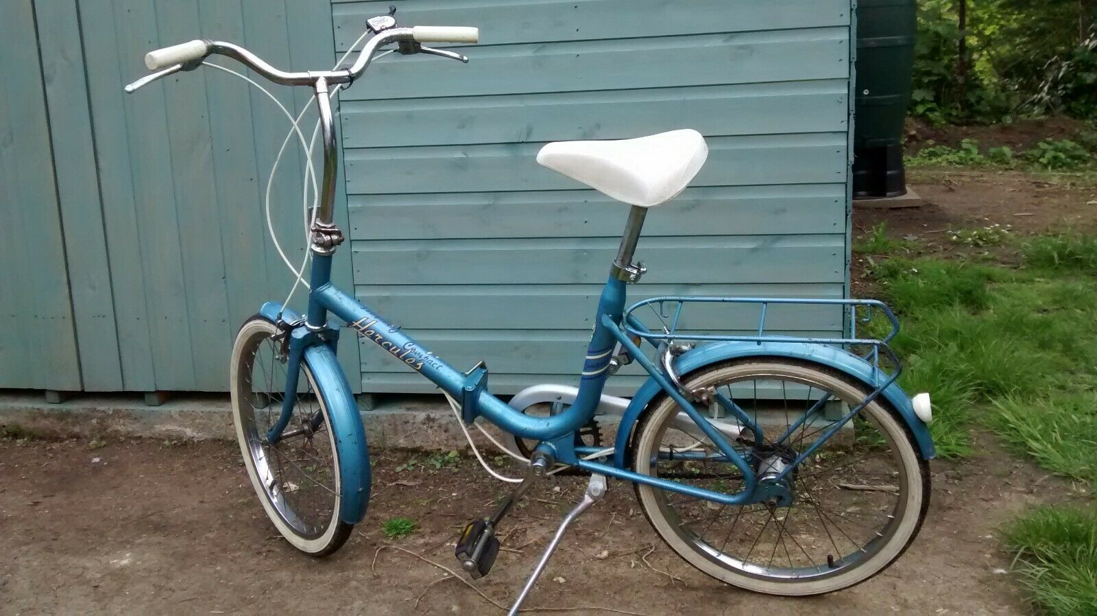 Vintage Raleigh Hercules Compact Folding Bike 1980s Retro Ride - Folding Bikes 4U