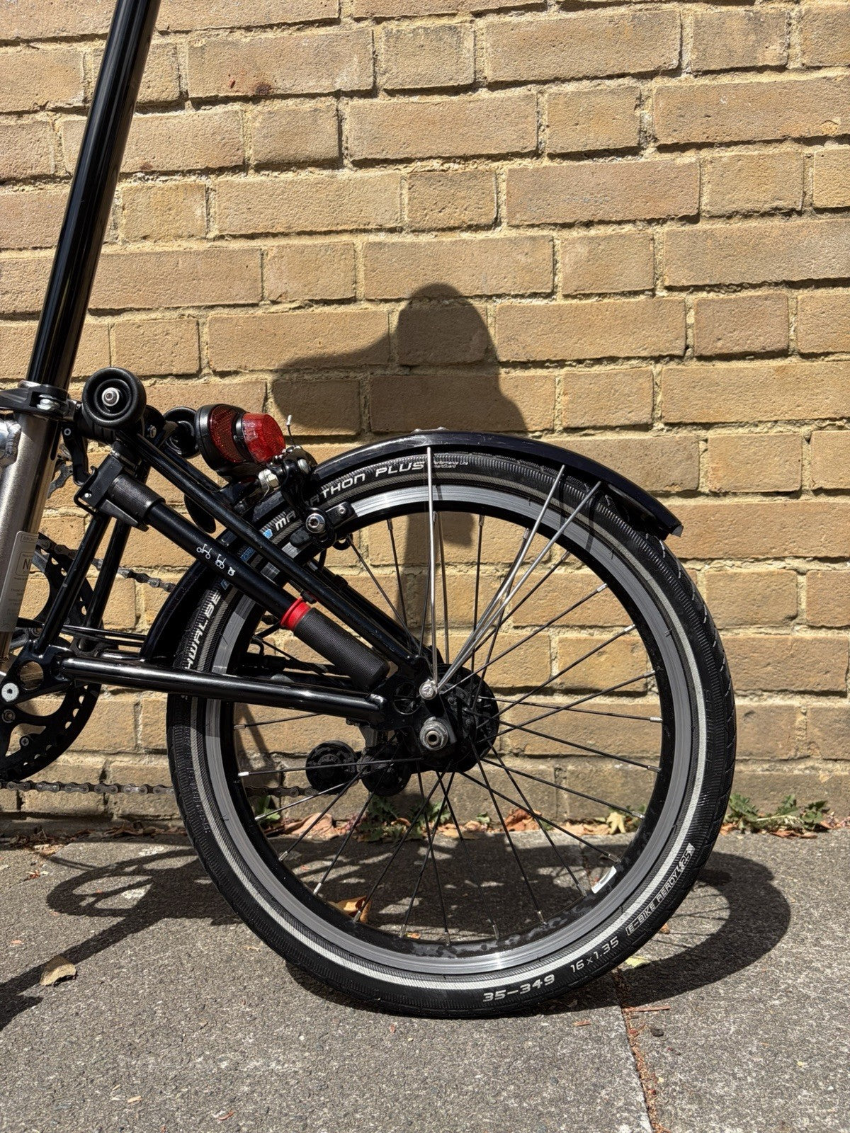 Brompton Nickel Edition 2017 Folding Bike 16in Black/Silver 2-Speed Mudguards