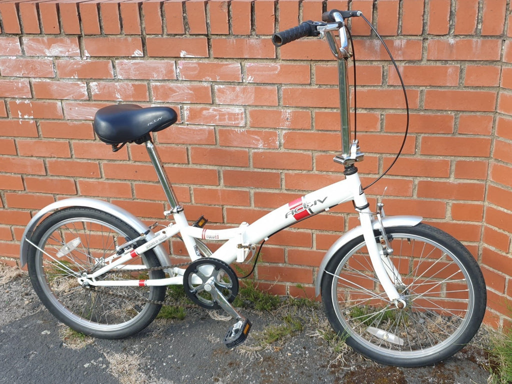 Raleigh Activ Fold‑S 20” Folding Bike – Fully Serviced, Ready to Ride – White